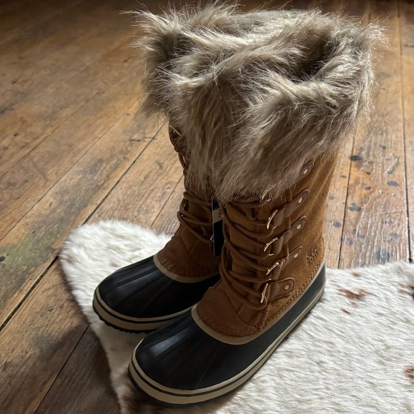 Sorel Joan Of Arctic WP Boots - Size 9.5 US - Camel Brown/Black - Picture 2 of 5